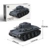 THIRDPARTY 300001 38T-A LIGHT TANK 1:35 tỷ lệ 1:35 bộ đồ chơi xếp lắp ráp ghép mô hình Military Army PZ.KPFW.38(T) A Quân Sự Bộ Đội 414 khối