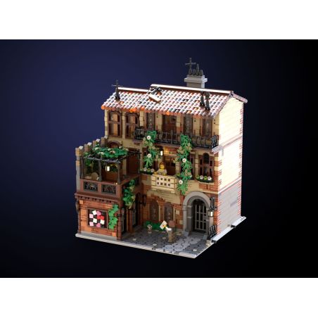 FREE TRIBE 36002 REBRICKABLE MOC-131698 131698 MOC131698 BAN CÔNG CỦA JULIET bộ đồ chơi xếp lắp ráp ghép mô hình Creator JULIET BALCONY Sáng Tạo 3800 khối