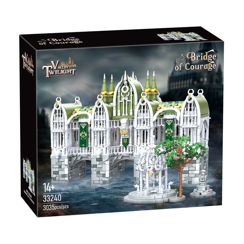 BAKA TECHNOLOGY 33240 CẦU CAN ĐẢM bộ đồ chơi xếp lắp ráp ghép mô hình The Lord Of The Rings Chúa Nhẫn 3035 khối