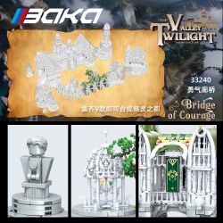 BAKA TECHNOLOGY 33240 CẦU CAN ĐẢM bộ đồ chơi xếp lắp ráp ghép mô hình The Lord Of The Rings Chúa Nhẫn 3035 khối