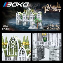 BAKA TECHNOLOGY 33240 CẦU CAN ĐẢM bộ đồ chơi xếp lắp ráp ghép mô hình The Lord Of The Rings Chúa Nhẫn 3035 khối