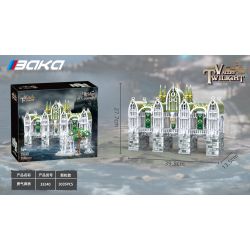 BAKA TECHNOLOGY 33240 CẦU CAN ĐẢM bộ đồ chơi xếp lắp ráp ghép mô hình The Lord Of The Rings Chúa Nhẫn 3035 khối