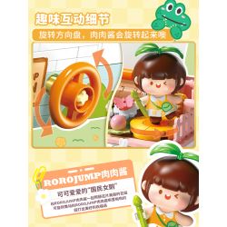 FEMIBOX S44092 44092 NƯỚC SỐT THỊT MÁY ĐÁNH CHỮ CÁNH ĐỒNG HOA bộ đồ chơi xếp lắp ráp ghép mô hình ROROJUMP 386 khối