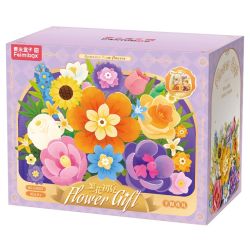 FEMIBOX S43007 43007 CUỘC HỌP ĐẦU TIÊN CỦA HOA JACQUARD bộ đồ chơi xếp lắp ráp ghép mô hình Creator Sáng Tạo