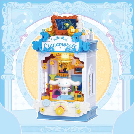 TOP TOY TC3110 3110 THE PHANTOM OF NIGHT VOICE SANRIO FAMILY ART ADVENTURE YUGUI DOG bộ đồ chơi xếp lắp ráp ghép mô hình SANRIO CHARACTERS CINNAMOROLL 250 khối