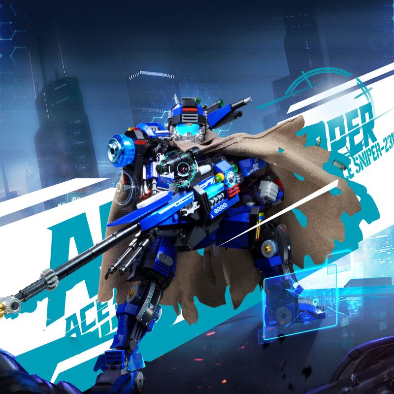 KEEPPLEY 23102 ANH HÙNG TRUNG QUỐC SNIPER bộ đồ chơi xếp lắp ráp ghép mô hình 1521 khối