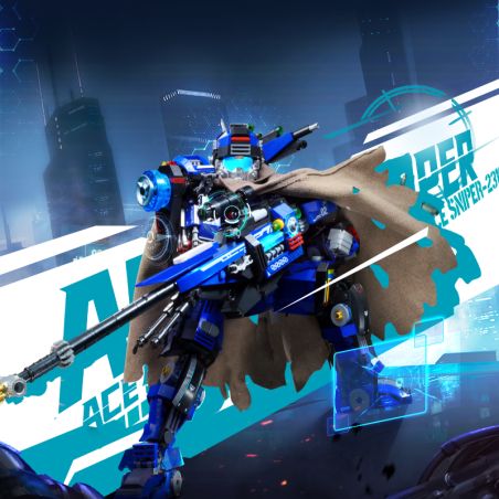 KEEPPLEY 23102 ANH HÙNG TRUNG QUỐC SNIPER bộ đồ chơi xếp lắp ráp ghép mô hình 1521 khối