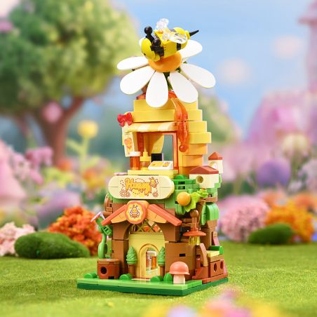 KEEPPLEY K28048 28048 CẢNH ĐƯỜNG PHỐ ĐẦY MÀU SẮC CƠ SỞ MIMI bộ đồ chơi xếp lắp ráp ghép mô hình