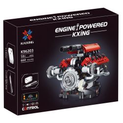 KAIXING K96203 96203 ĐỘNG CƠ FERRARI V8 bộ đồ chơi xếp lắp ráp ghép mô hình Technic Kỹ Thuật Công Nghệ Cao Mô Hình Phương Tiện 660 khối