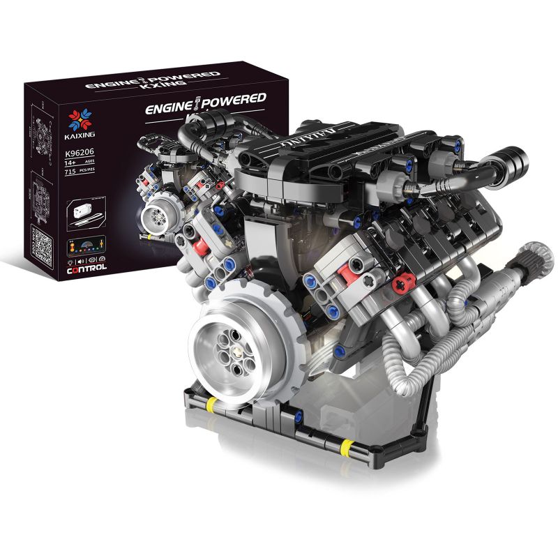 KAIXING K96206 96206 ĐỘNG CƠ LAMBORKINI V8 bộ đồ chơi xếp lắp ráp ghép mô hình Technic Kỹ Thuật Công Nghệ Cao Mô Hình Phương Tiện 715 khối