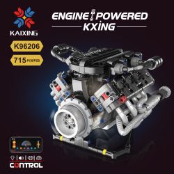 KAIXING K96206 96206 ĐỘNG CƠ LAMBORKINI V8 bộ đồ chơi xếp lắp ráp ghép mô hình Technic Kỹ Thuật Công Nghệ Cao Mô Hình Phương Tiện 715 khối