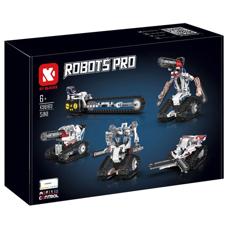KAIYU KEEYEE WORLD K96169 96169 NĂM ROBOT CƯA MÁY BIẾN ĐỔI bộ đồ chơi xếp lắp ráp ghép mô hình Technic ROBOTS PRO Kỹ Thuật Công Nghệ Cao Mô Hình Phương Tiện 429 khối