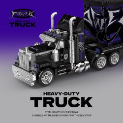 PINBO PB8829 8829 XE TẢI NẶNG HỘP ĐỰNG NƯỚC LỚN Ở MỸ RETRO bộ đồ chơi xếp lắp ráp ghép mô hình City HEAVY DUTY TRUCK Thành Phố