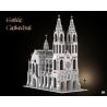 BAKA TECHNOLOGY 33920 REBRICKABLE MOC-148170 148170 MOC148170 NHÀ THỜ GOTHIC bộ đồ chơi xếp lắp ráp ghép mô hình Medieval Castle GOTHIC CATHEDRAL Chiến Tranh Trung Cổ 4136 khối