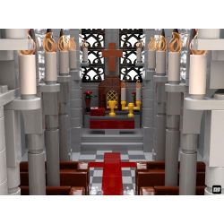 BAKA TECHNOLOGY 33920 REBRICKABLE MOC-148170 148170 MOC148170 NHÀ THỜ GOTHIC bộ đồ chơi xếp lắp ráp ghép mô hình Medieval Castle GOTHIC CATHEDRAL Chiến Tranh Trung Cổ 4136 khối