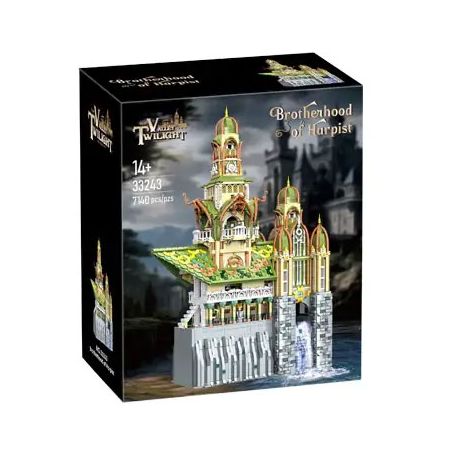 BAKA TECHNOLOGY 33243 TÌNH ANH EM CỦA ĐÀN HẠC bộ đồ chơi xếp lắp ráp ghép mô hình The Lord Of The Rings VALLEY TWILIGHT BROTHERHOOD OF HARPIST Chúa Nhẫn 7140 khối