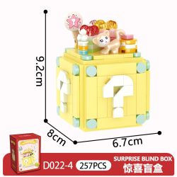 CACO D022 MÔ HÌNH XIẾC 4 bộ đồ chơi xếp lắp ráp ghép mô hình 1034 khối