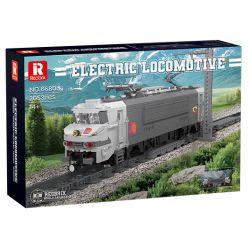 REOBRIX 66803 BB15000 ĐẦU MÁY ĐIỆN THÂN CÂY PHÁP bộ đồ chơi xếp lắp ráp ghép mô hình City Thành Phố 2053 khối