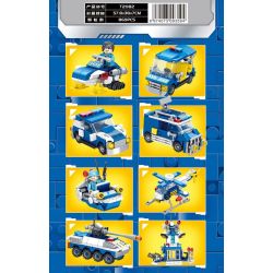 GAOMISI T2082 2082 XE CHỈ HUY 8 TRONG 1 bộ đồ chơi xếp lắp ráp ghép mô hình City Thành Phố 869 khối