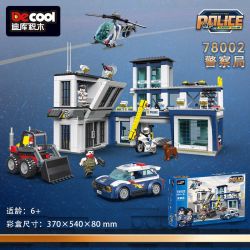 DECOOL BRICKCOOL 78002 SỞ CẢNH SÁT bộ đồ chơi xếp lắp ráp ghép mô hình City Thành Phố 1139 khối