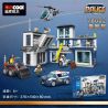 DECOOL BRICKCOOL 78002 SỞ CẢNH SÁT bộ đồ chơi xếp lắp ráp ghép mô hình City Thành Phố 1139 khối