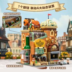 PANTASY 85023 NHÀ MÁY BIA THỦ CÔNG HỘI THẢO bộ đồ chơi xếp lắp ráp ghép mô hình Creator CRAFT BREWERY Sáng Tạo 3300 khối