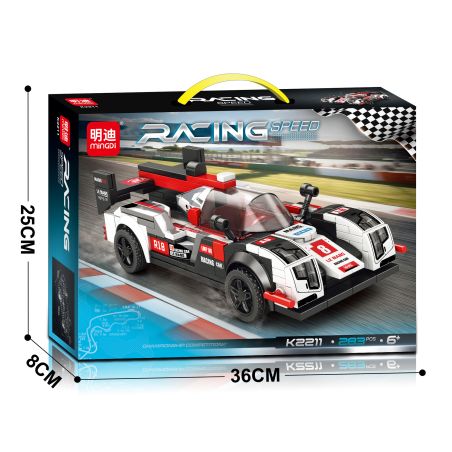 MINGDI LEIBAO K2211 2211 LE MANS RACING bộ đồ chơi xếp lắp ráp ghép mô hình Speed Champions Racing Cars Đua Xe Công Thức 283 khối