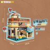 KEEPPLEY K21407 21407 THÀNH PHỐ MA THUẬT CHUYỂN VÙNG TUYỆT VỜI DU LỊCH QI TÒA NHÀ WUKANG CAFE-CAFE TAY CRANK bộ đồ chơi xếp lắp ráp ghép mô hình Creator Sáng Tạo 1392 khối