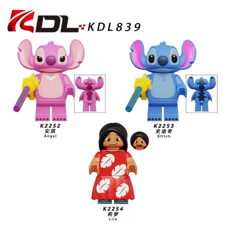 KDL 839 K2252 2252 K2253 2253 K2254 2254 STAR BABY STITCH 3 MẸO bộ đồ chơi xếp lắp ráp ghép mô hình Movie & Game Phim Và Trò Chơi