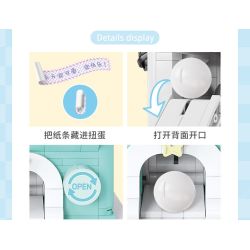 KAIDO KD99068 99068 VUA XOẮN VÀ BIẾN ĐỔI MÁY CÓ ĐỆM NHỎ bộ đồ chơi xếp lắp ráp ghép mô hình