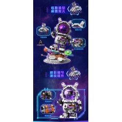 ZHEGAO 915014 PHI HÀNH GIA TRƯỢT VÁN bộ đồ chơi xếp lắp ráp ghép mô hình 1026 khối