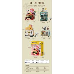 PANTASY 86917 SNOOPY RETRO TIME RHYTHM RADIO bộ đồ chơi xếp lắp ráp ghép mô hình Movie & Game Phim Và Trò Chơi