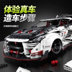 GULY 10630 NISSAN GT-R SUPERCAR 1 8 tỷ lệ 1:8 bộ đồ chơi xếp lắp ráp ghép mô hình Technic Kỹ Thuật Công Nghệ Cao Mô Hình Phương Tiện 3939 khối