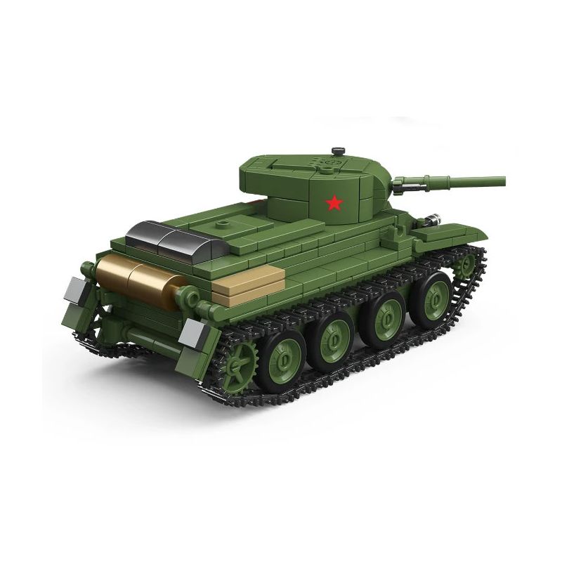 THIRDPARTY 300006 BT-5 LIGHT TANK 1:35 tỷ lệ 1:35 bộ đồ chơi xếp lắp ráp ghép mô hình Military Army Quân Sự Bộ Đội 392 khối