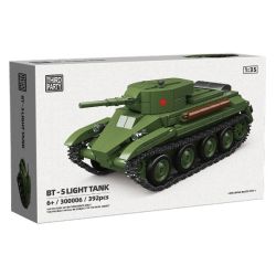 THIRDPARTY 300006 BT-5 LIGHT TANK 1:35 tỷ lệ 1:35 bộ đồ chơi xếp lắp ráp ghép mô hình Military Army Quân Sự Bộ Đội 392 khối