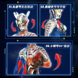 TOP TOY TC2414 2414 ULTRAMAN ZERO DARK LOPS TƯỢNG bộ đồ chơi xếp lắp ráp ghép mô hình Movie & Game Phim Và Trò Chơi 310 khối