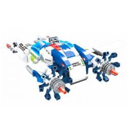 Enlighten 1616 Qman 1616 non  NGĂN CHẶN PHI THUYỀN SÁT THỦ NGƯỜI NGOÀI HÀNH TINH bộ đồ chơi xếp lắp ráp ghép mô hình Space Adventure SPACE ADVENTURE ALIEN JET ASSAULT Thám Hiểm Không Gian 517 khối