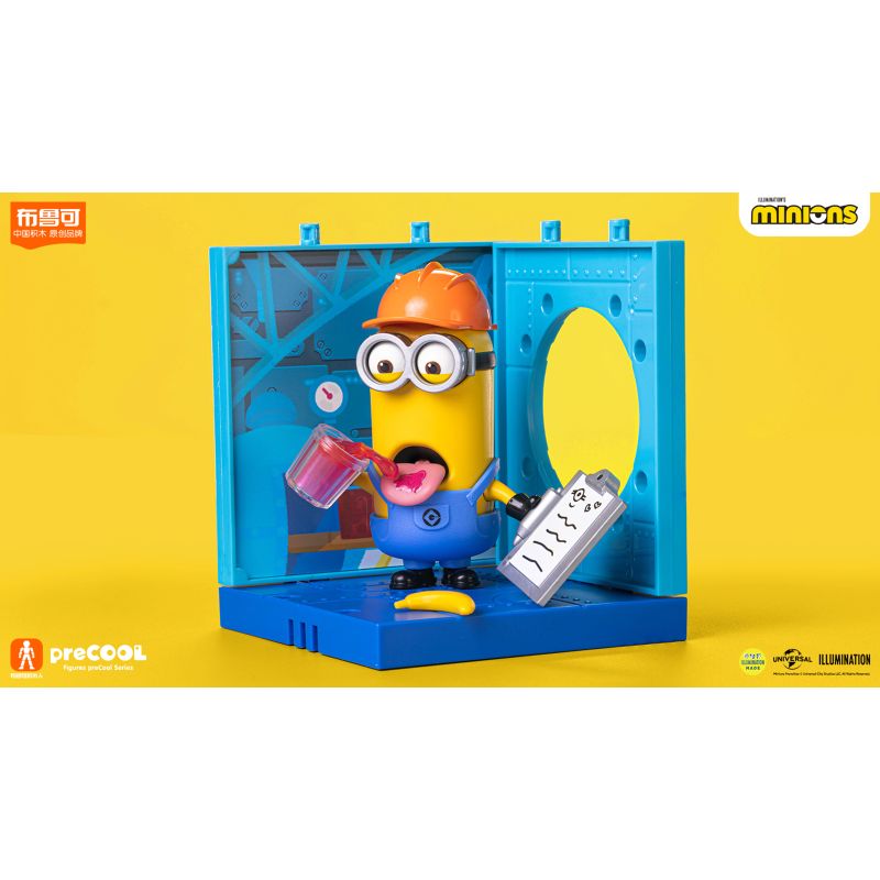 BLOKEES 74838 MINIONS MAGICAL EDITION NHÀ MÁY SẢN XUẤT ĐẦU TIÊN CỦA KEVIN JAM GIÁM SÁT bộ đồ chơi xếp lắp ráp ghép mô hình Movie & Game MINIONS JELLY FACTORY KEVIN Phim Và Trò Chơi 28 khối