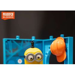 BLOKEES 74838 MINIONS MAGICAL EDITION NHÀ MÁY SẢN XUẤT ĐẦU TIÊN CỦA KEVIN JAM GIÁM SÁT bộ đồ chơi xếp lắp ráp ghép mô hình Movie & Game MINIONS JELLY FACTORY KEVIN Phim Và Trò Chơi 28 khối