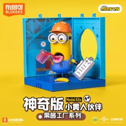BLOKEES 74838 MINIONS MAGICAL EDITION NHÀ MÁY SẢN XUẤT ĐẦU TIÊN CỦA KEVIN JAM GIÁM SÁT bộ đồ chơi xếp lắp ráp ghép mô hình Movie & Game MINIONS JELLY FACTORY KEVIN Phim Và Trò Chơi 28 khối