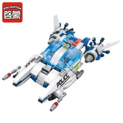 Enlighten 1616 Qman 1616 non  NGĂN CHẶN PHI THUYỀN SÁT THỦ NGƯỜI NGOÀI HÀNH TINH bộ đồ chơi xếp lắp ráp ghép mô hình Space Adventure SPACE ADVENTURE ALIEN JET ASSAULT Thám Hiểm Không Gian 517 khối