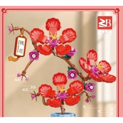 MASAHIRO 33038 PEACH BLOSSOM bộ đồ chơi xếp lắp ráp ghép mô hình Creator Sáng Tạo 337 khối