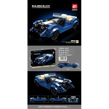 MASAHIRO 33009 XE THỂ THAO bộ đồ chơi xếp lắp ráp ghép mô hình Speed Champions Racing Cars Đua Xe Công Thức 228 khối