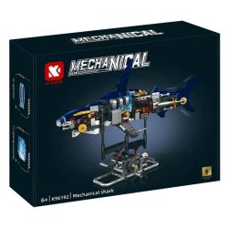 KAIYU KEEYEE WORLD K96192 96192 MÁY MÓC BIONIC CÁ MẬP bộ đồ chơi xếp lắp ráp ghép mô hình MECHANICAL SHARK 631 khối