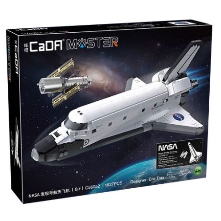 CADA DOUBLEE C56052 56052 NASA DISCOVERY SPACE SHUTTLE 1:80 tỷ lệ 1:80 bộ đồ chơi xếp lắp ráp ghép mô hình Creator Sáng Tạo 1827 khối
