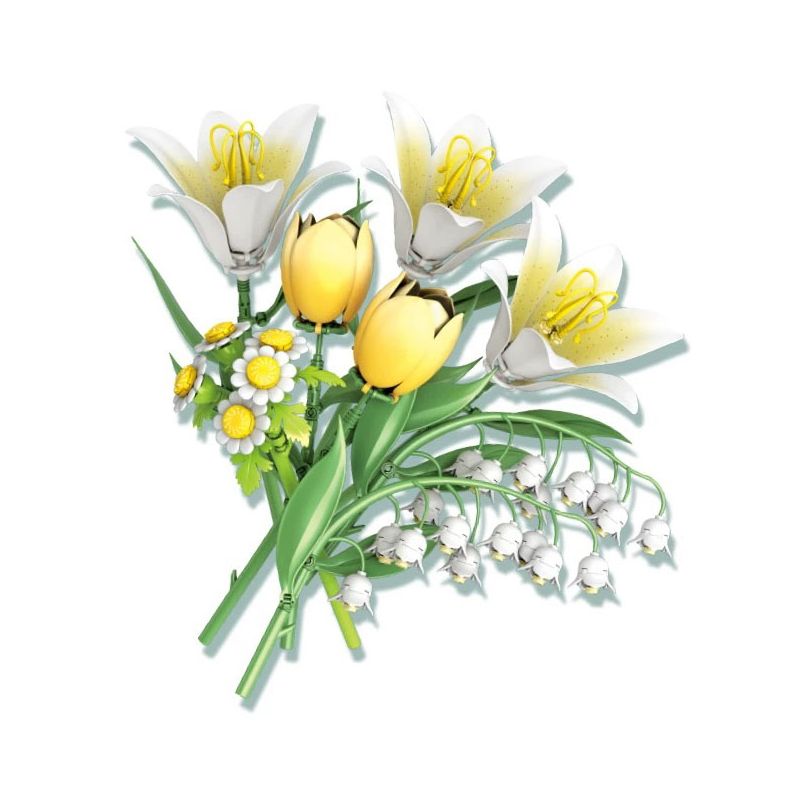 PanlosBrick 655068 Panlos Brick 655068 LILY XINNYA bộ đồ chơi xếp lắp ráp ghép mô hình Creator Sáng Tạo 376 khối