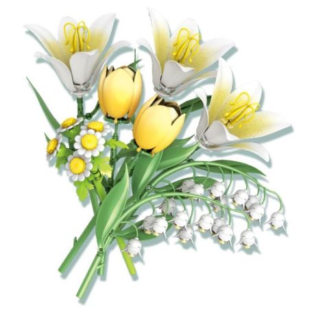 PanlosBrick 655068 Panlos Brick 655068 LILY XINNYA bộ đồ chơi xếp lắp ráp ghép mô hình Creator Sáng Tạo 376 khối