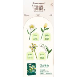 PanlosBrick 655068 Panlos Brick 655068 LILY XINNYA bộ đồ chơi xếp lắp ráp ghép mô hình Creator Sáng Tạo 376 khối