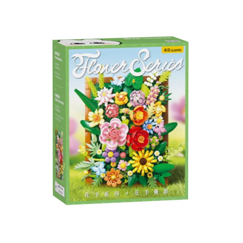 WEKKI 517215 HOA VÀ DÂY LEO bộ đồ chơi xếp lắp ráp ghép mô hình Art