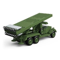 THIRDPARTY 300008 BM-13 "KATYUSHA" CANNON tỷ lệ 1:35 bộ đồ chơi xếp lắp ráp ghép mô hình Military Army ZIS-6 BM-13 KATYUSHA Quân Sự Bộ Đội 324 khối